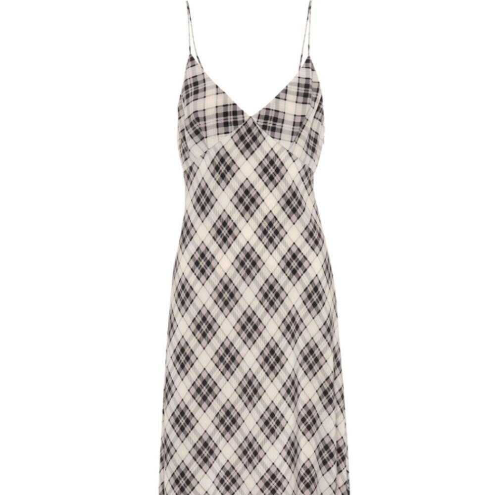 ISO Marc Jacobs Plaid Silk Dress - size 0